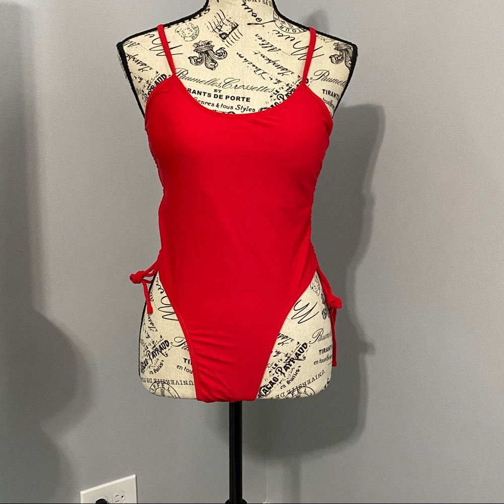 Fiery Red One Piece